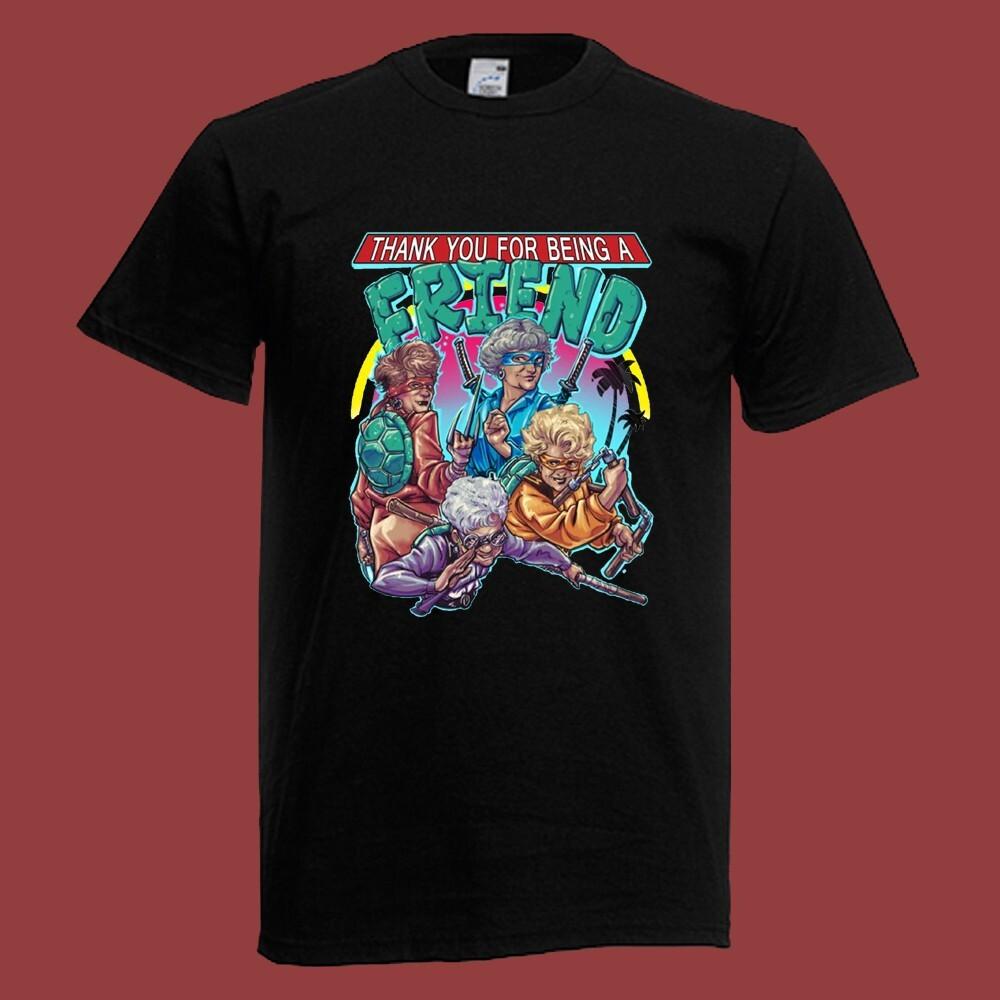 The Golden Girls Thank You for Being A Friend Men's Black Size S-5XL