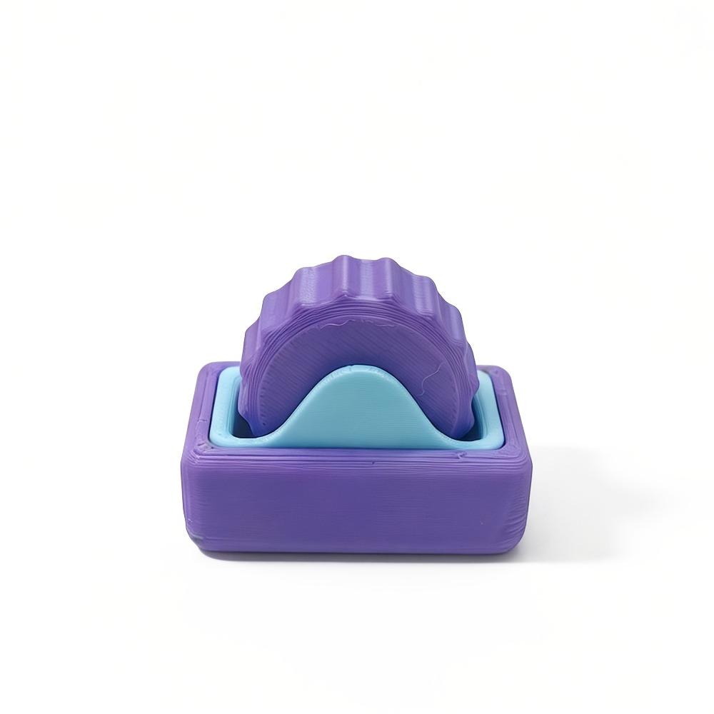 Portable Roller Stress-relief Button 3D Printed Backpack Pendant  Desktop Ornament