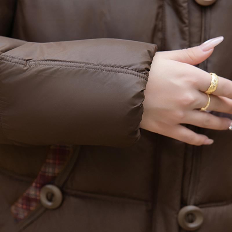 Модные женские зимние пальто больших размеров Элегантные свободные теплые короткие парки Женская куртка