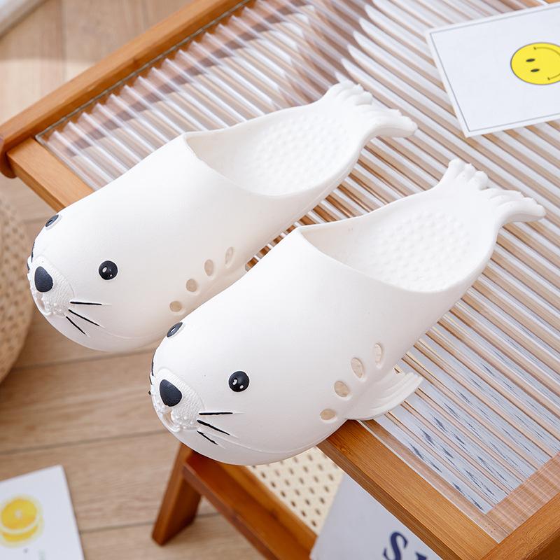 Тапочки из ПВХ, модные, родитель-ребенок, печать, Баотоу, мужские, мультяшные, для девочек, сандалии, для пар, для ванной, можно носить обувь на открытом воздухе, повседневная обувь 2024