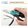 C.Jet Tool Electrician's Stainless Steel Electrician Scissors for Metal, Electrical Cable, Wire Stripping, and Cutting - Multi-Purpose with Stainless