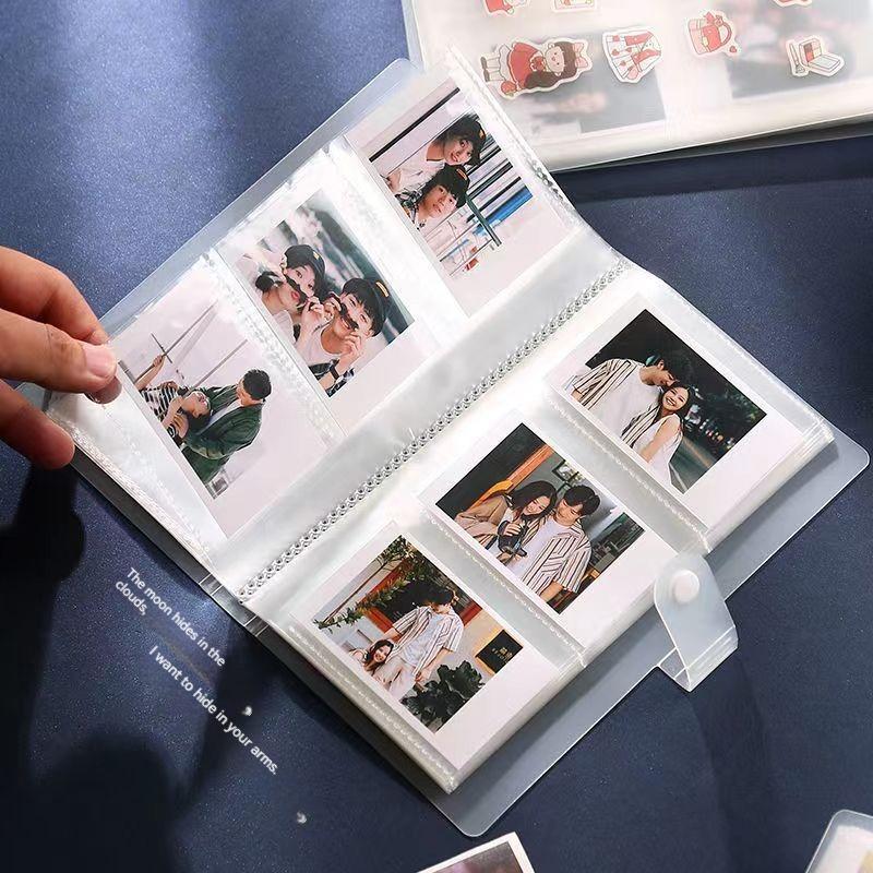 Прозрачный фотоальбом, мини-альбом Polaroid, фотокарточка, билет на поезд, коллекция карт, книга, коллекция ювелирных карточек, альбом