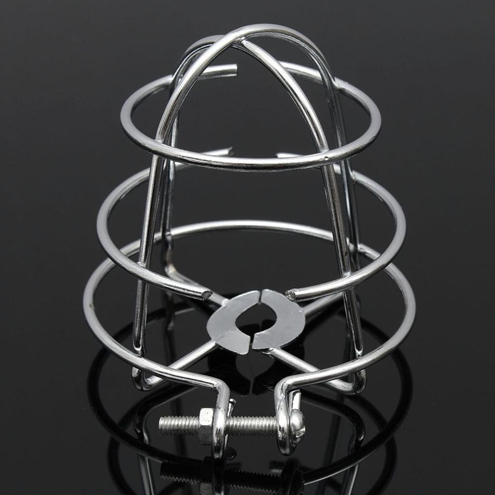 2pcs Screw Type Sprinkler Protector Cage Iron Universal Sprinkler Cover Garage Use