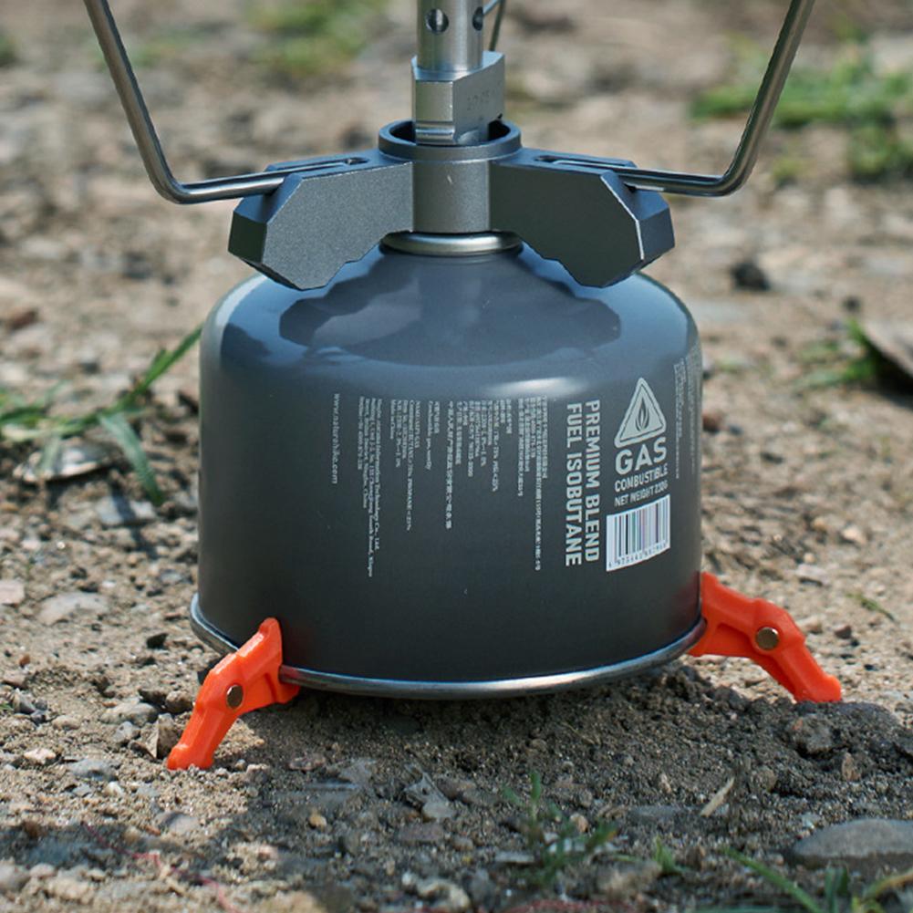 Magnetic Tripod Gas Tank Bracket Multifunctional Camping Stove Stand Canister Stabilizer for Backpacking Cooking