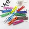 Ri - Clothespins, 50 Pack Clothespins For Washing Lines, Laundry Clips With Durable Outer Ring Springs, Assorted Colors Clothespins Plastic Anti-slip 