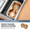 For Zeekr 9X Triple Drain Silicone Cup Mat, Protective Anti-Scratch Anti-Slip Accessories for Cup Mats Modification