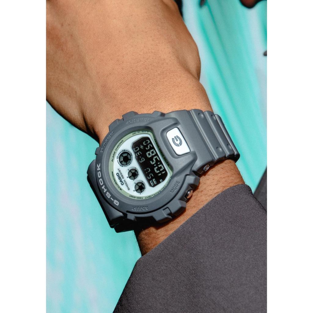 Casio Мужские часы G-Shock серии HIDDEN GLOW DW-6900HD-8JF серые [модель для Японии]