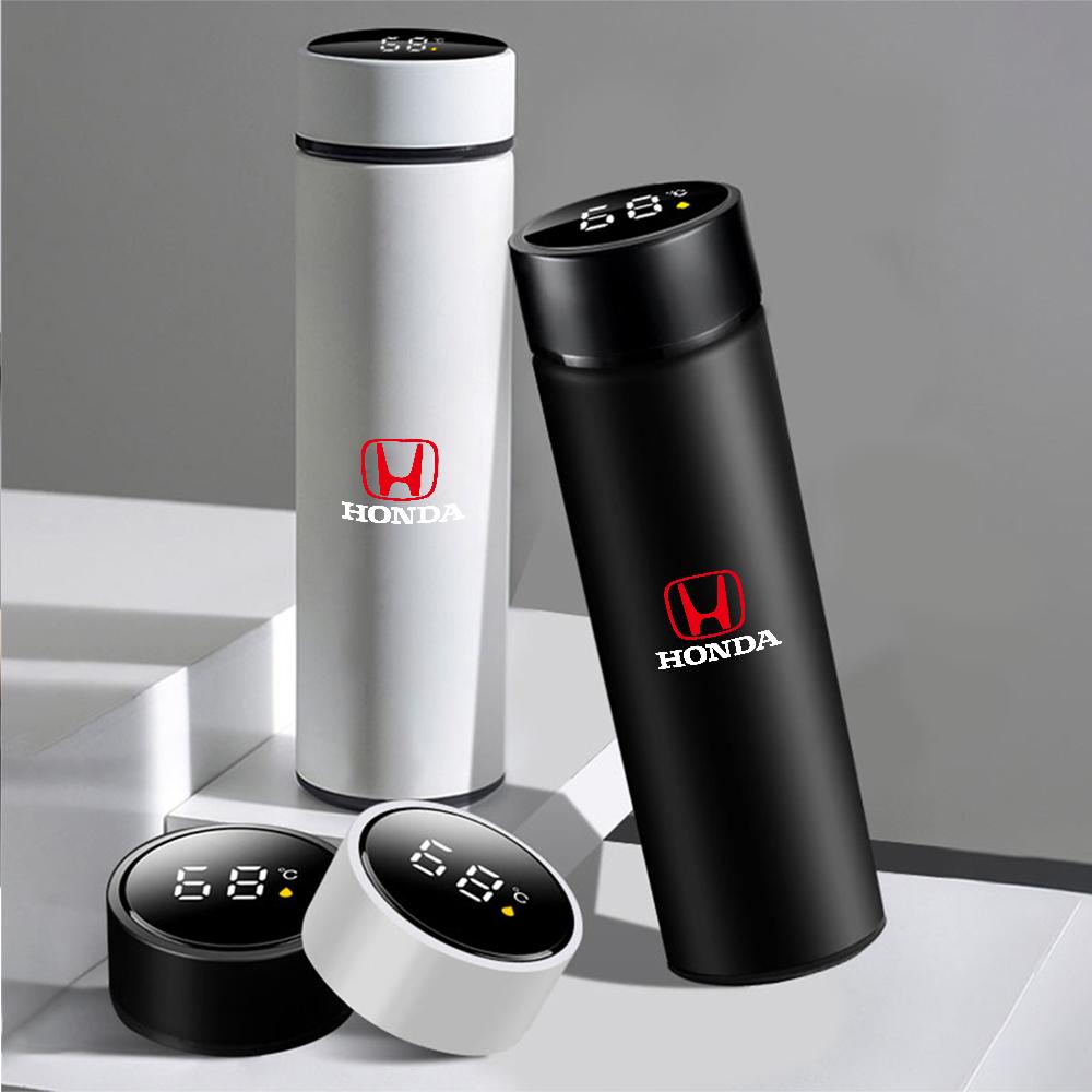 Intelligent Cup 500ml Thermos Bottle Smart Cup With Temperature Display 304 Stainless Steel For Honda Fit Civic City Jazz Accord