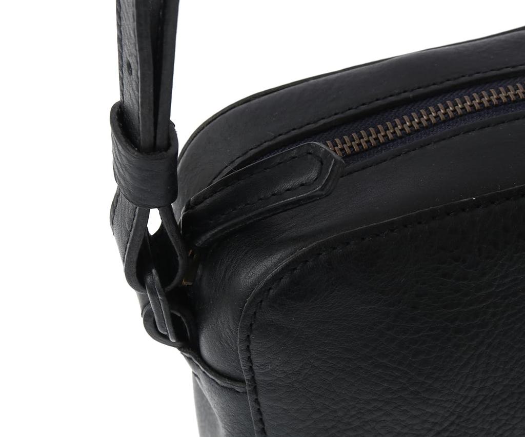 Shoulder Bag Minerva Horizontal Shoulder Bag Black [Genten] Women's 44028-10