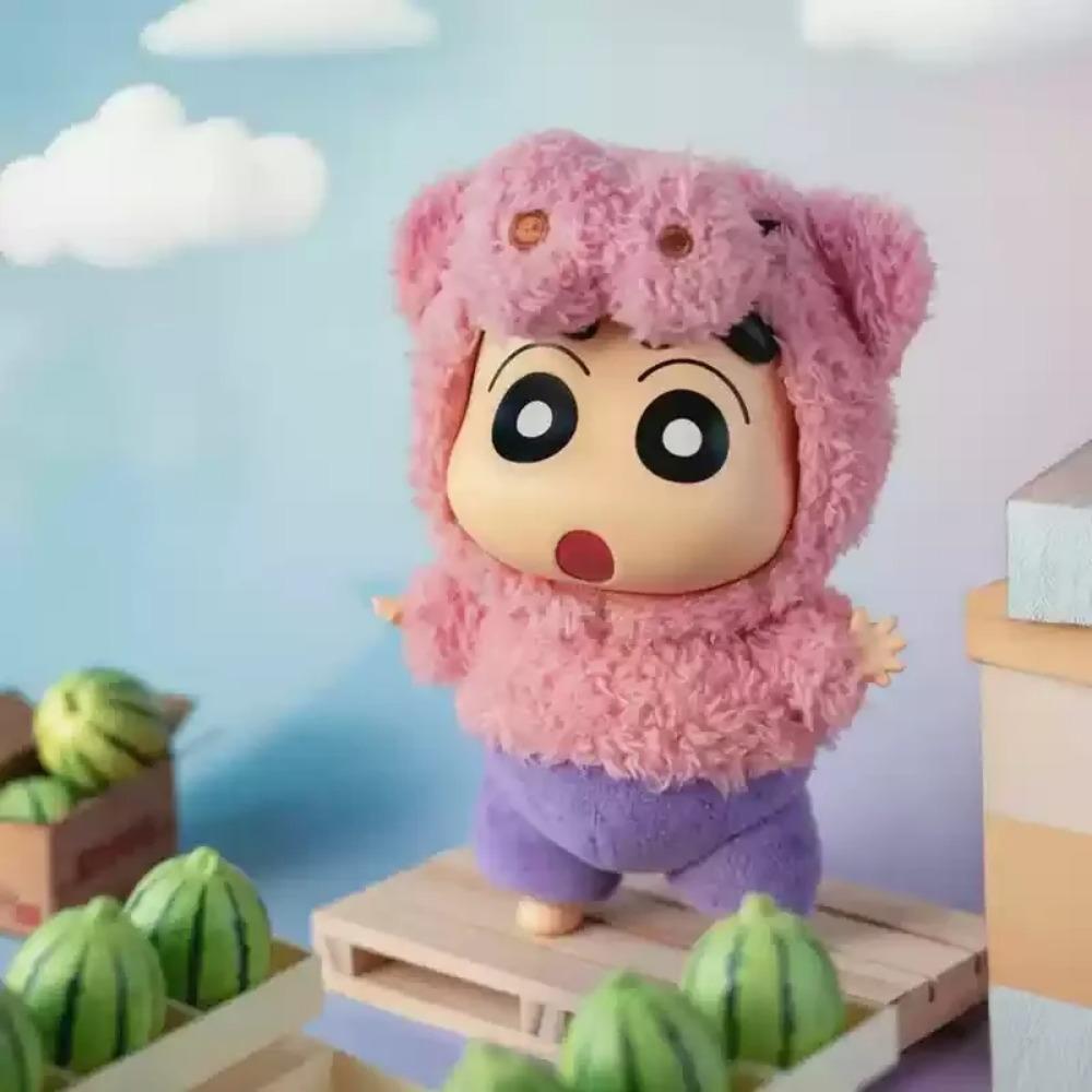 TOPTOY Шин-чан Вечеринка Переодеваний Серия Виниловая Лицевая Плюшевая Запечатанная Коробка Милый Подвеска Аниме Фигурки Кукла Таинственная Коробка