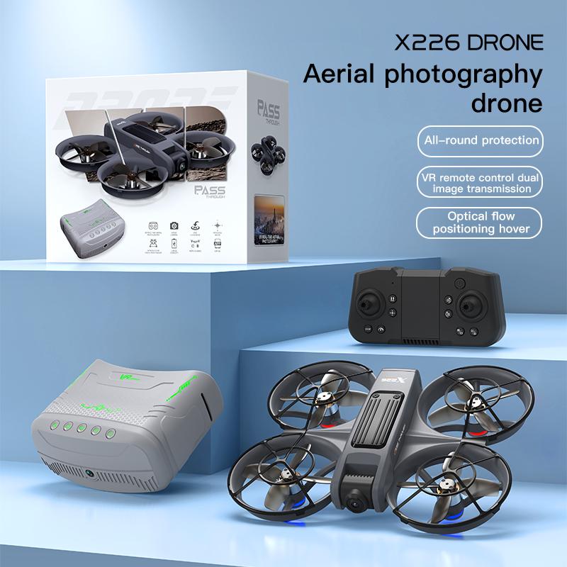 X266 Mini Rc Drone  WiFi 8K HD Dual Camera 6-Axis Headless Mode Helicopter 360° Flip Remote Control Quadcopter  Boy Toy Gift UA