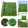 0.5x0.5m Artificial Fence Leaves Multifunctional Artificial Hedge Artificial Green Leaf Fence Outdoor Backyard Balcony Decor