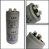 AC250V 75MFD 75uF 150MFD 150uF 200MFD 200uF Круглый конденсатор переменного тока для запуска электродвигателя