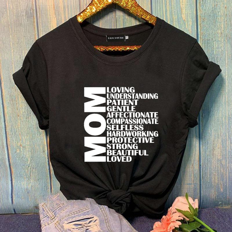 Женская футболка большого размера Y2K MOM Женская модная футболка MOM Летние топы