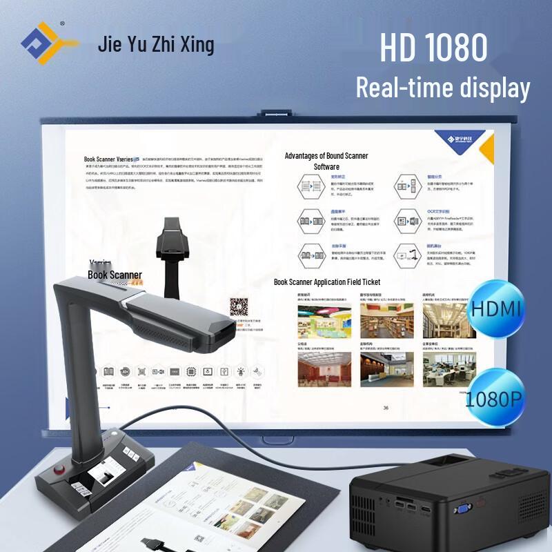 Zhihuixing Jieyu A3 High-Speed Document Camera CN plug (adapter included)