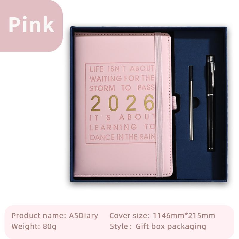 2026 English-Spanish Cross-Border Daily Planner & Self-Discipline Notebook