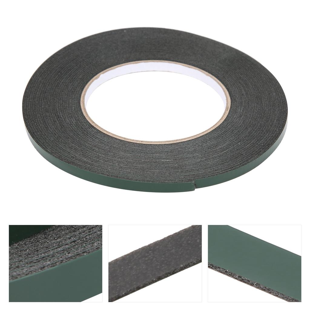 Двусторонняя клейкая лента, зеленая пленка, черная пена, высокая вязкость для уплотнительной ленты автомобиля