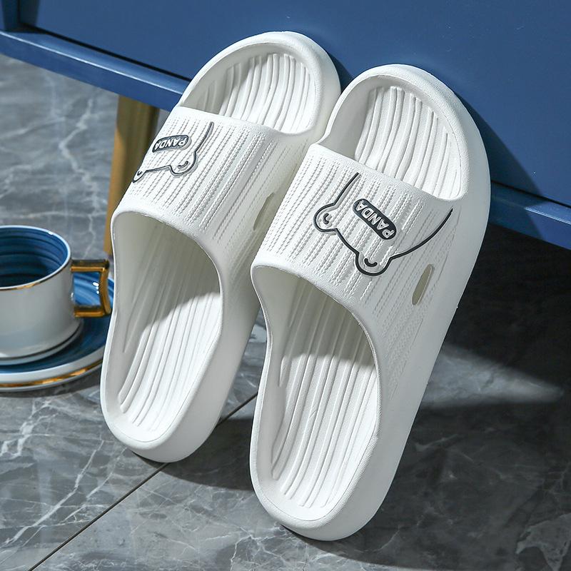 Крутые тапочки женские летние домашние ванные банные нескользящие и непахнущие для ног тапочки на толстой подошве мужские