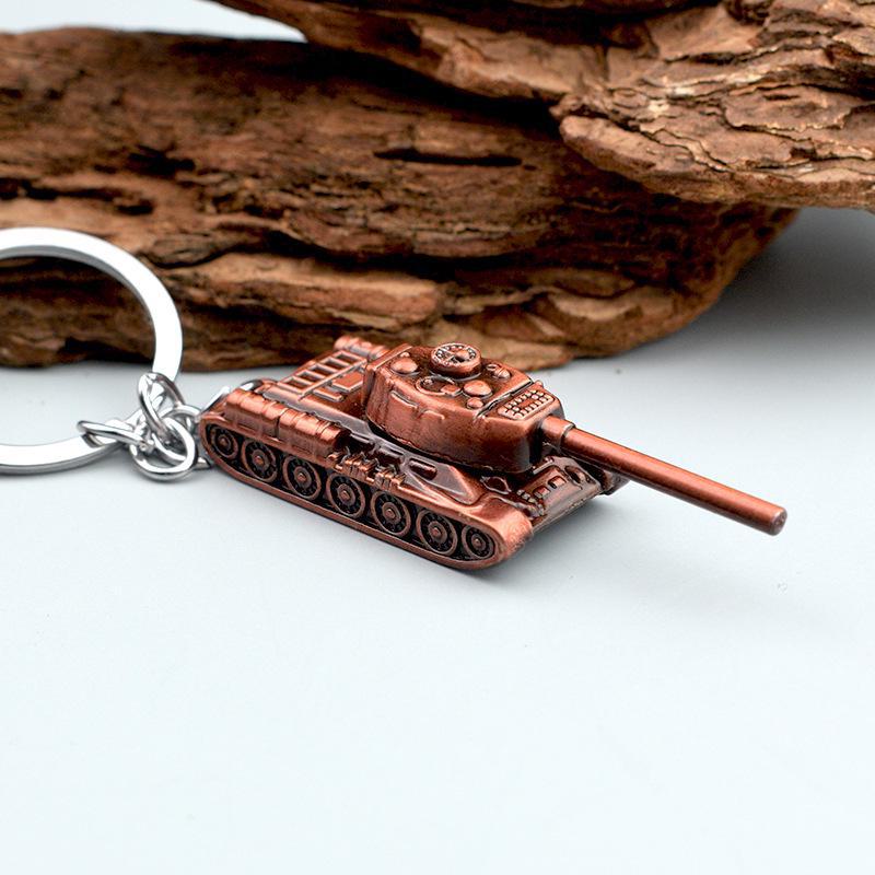 T34 Tank Keychain: Creative Car Pendant & Men's Accessory