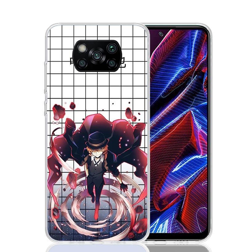 Bungo Stray Dogs Nakahara Chuuya Case Phone Cover for Xiaomi Redmi Note 10 9 9S 8 8T 7 5 Pro Mi 12T 11T 10T 9T 12 11 Lite A3 A2