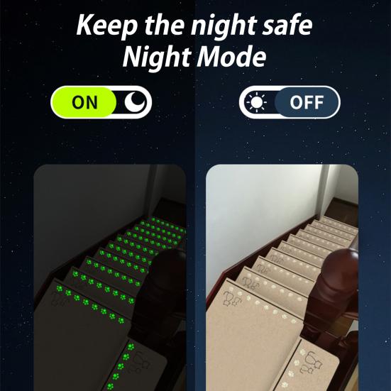 Коврик для ступеней Yousheng с рисунком из мультфильма, без остатков, простая установка, противоскользящие поверхности, напольный коврик, защитная накладка для деревянной лестницы