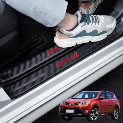 GOODGOODCAR Защита боковых порогов RAV4, Накладка на порог, Подходит для всех систем RAV4, Интерьер RAV4