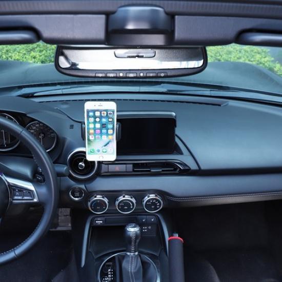 Козырек от солнца на экран навигации, держатель для телефона, зажим для Mazda MX-5 Miata Fiat 124 16+