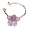 [Official] ESTELLE [WEB Exclusive] Women's Ear Cuff In 10K Pink Gold, March Birth Flower: Violet (0294-0017-0000-0000)