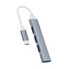 4 Port USB C Hub Multiport Adapter for Laptop PC Phone Expand Connectivity with Type C Splitter