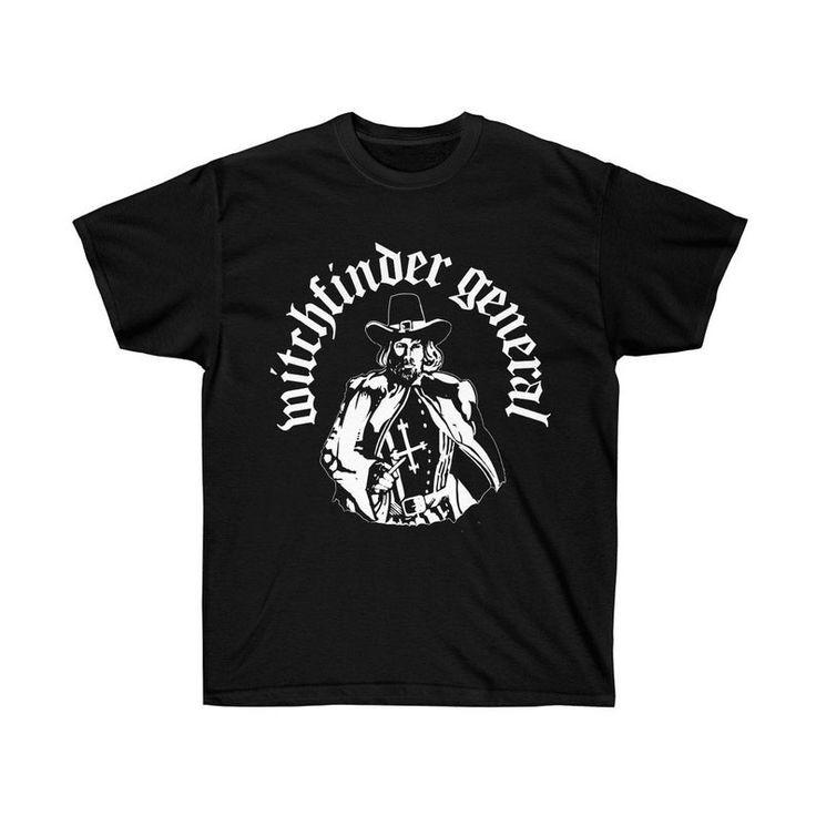 NEW Witchfinder General Logo Collection White All Size Shirt AM562