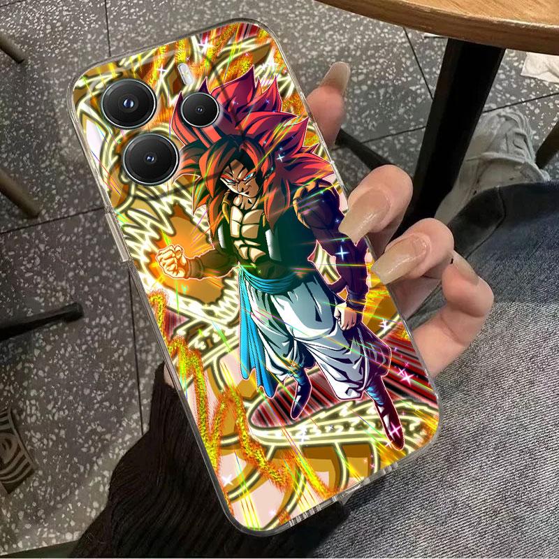 Gogeta Blue Goku Case For Xiaomi Redmi Note 15 14 13 12 11 10 Pro Plus Soft Cover For Redmi 15C 15 14C 13C 12C Clear Phone Cases
