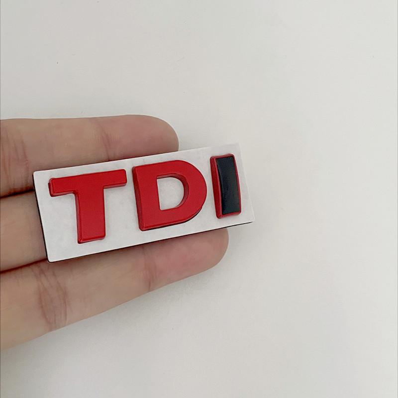 AAXT1 3D Металлические буквы TDI Значок на задний багажник автомобиля Наклейки для Volkswagen VW T-ROC Passat Jetta Touareg Tiguan Polo CC Bora