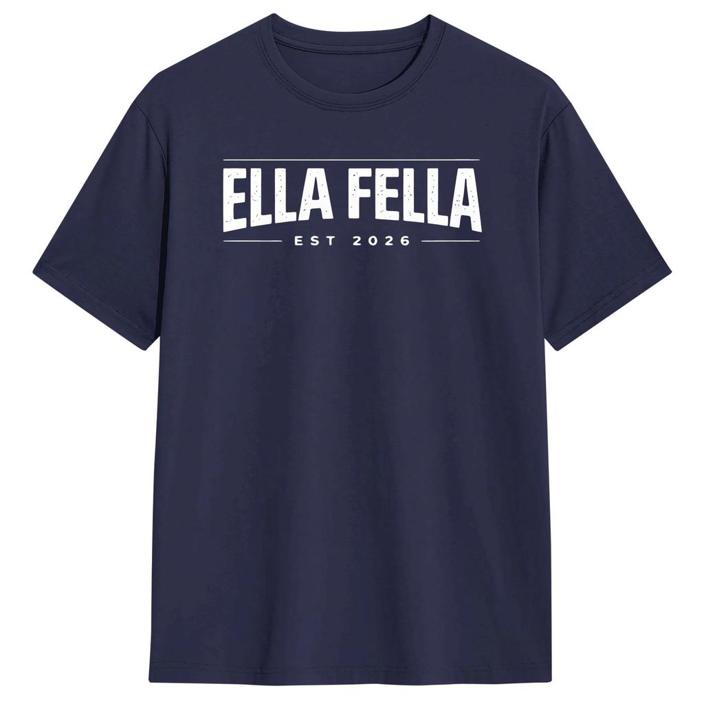 Streetwear T Shirt Beach Ella Fellas Club Popular TShirts Cotton Tshirt for Couple YK Basic Short Sleeve Top Tees