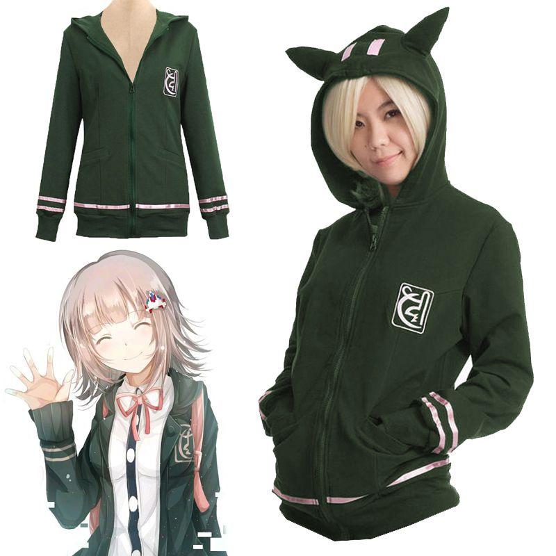 Косплей-костюм Худи Чиаки Нанами из Danganronpa с мягким высококачественным материалом