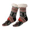 Christmas Floor Socks Thick Warm Non Slip Slipper Socks Cute Animal Fuzzy Socks with Gripper Fluffy Cuffs Gift for Christmas