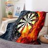 Darts Pattern Blanket Blank Series Ice and Fire  Cashmere  Fashion  Portable Flannel Warm Sofa Bed  Camping