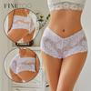3PCS/Set Floral Lace Women Panties Transparent High Waist Sexy Lingerie Brazilian Pantys S-XL Female Underwear Intimates