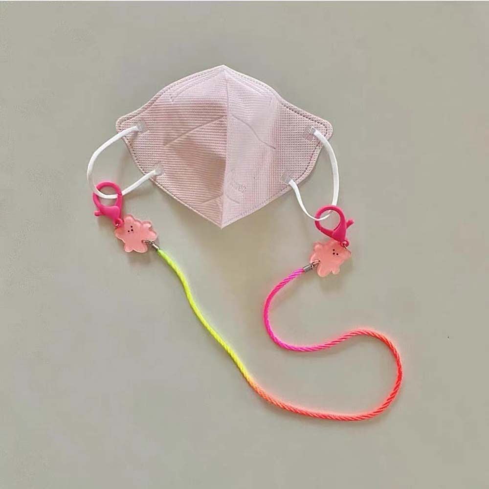 Color Anti-lost Cartoon Mask Rope Sunglasses Lanyard Child Mask Lanyard Children Mask Chain