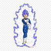 Patches For Clothes Bag Iron On Thermal Stickers Dbz Aura Pixel Art Goku Vegeta Pattern Washable Heat Transfer