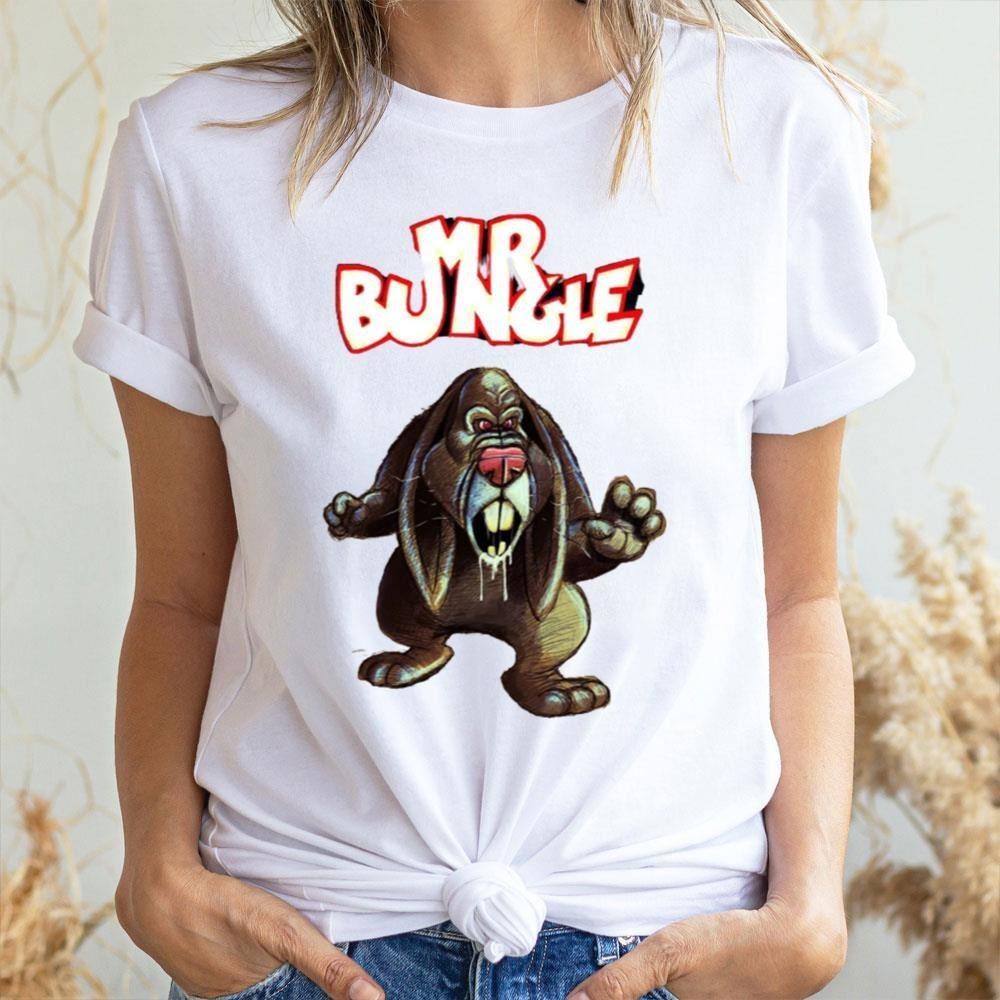 Rabbit Mr Bungle Awesome White Unisex Shirt Unisex T-Shirt
