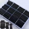 400 Pcs PE Insulation Sleeving High Temperature Shrink Tubing Industrial Heat