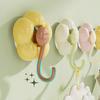 Creative Punch-free Flower Suction Cup Hook Multi-functional Bathroom Kitchen Reusable Traceless Hook Powerful Storage Rack
