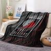Portland Trail Blazers Flannel Blanket, High quality Comfortable for All Seasons, Home Decor, Warmth and Comfort