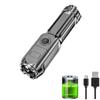 1/2pc Strong Light Zoom Flashlight, Outdoor Multifunctional Portable Household Small Flashlight, Telescopic Zoomable Lighting