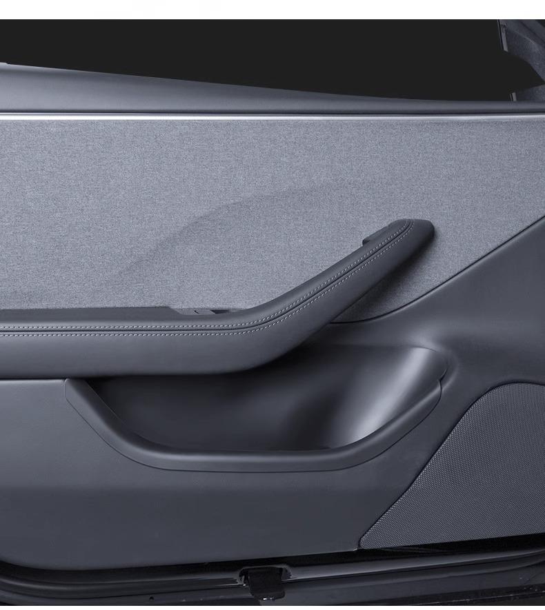 Защитная накладка на слот в двери Tesla Model Y из велюра