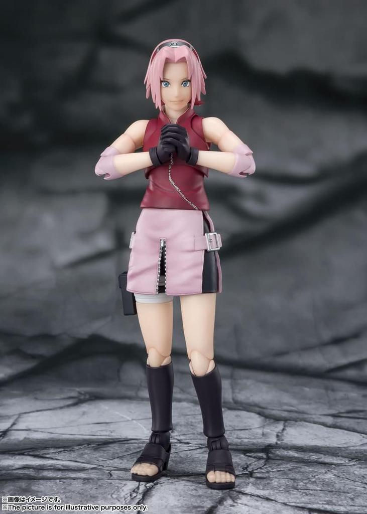 TAMASHII NATIONS NARUTO Shippuden Sakura Haruno Дух соперничества, унаследованный от мастера 135-миллиметровая раскрашенная подвижная фигурка SHFiguarts - - (Перепродажа