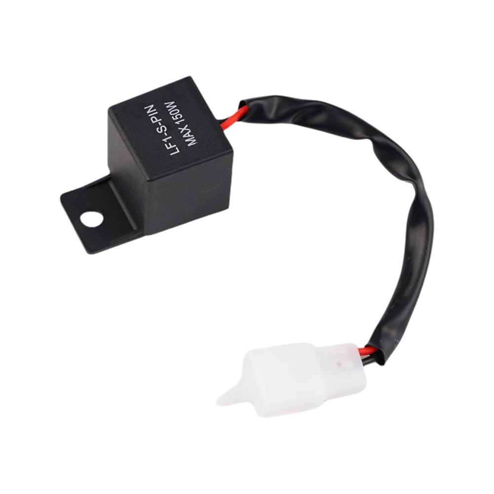 2PIN With Wire Sealing Adhesive Flasher Relay Motorcycle LED 12V Light Flasher Relay LED Turn Signal Light Super Flash Flashing