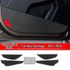 Для Kia Sportage K2 K3 K4 KX3 K5 KX5 KX7 Автомобильные Внутренние Накладки на Дверь Против Загрязнения Узором под Углеродное Волокно Наклейки Защитные Аксессуары