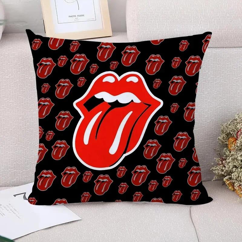 Декоративные подушки для дивана Rolling Stones Наволочка x Пара Подушка Наволочки x x Чехлы для подушек Кровать