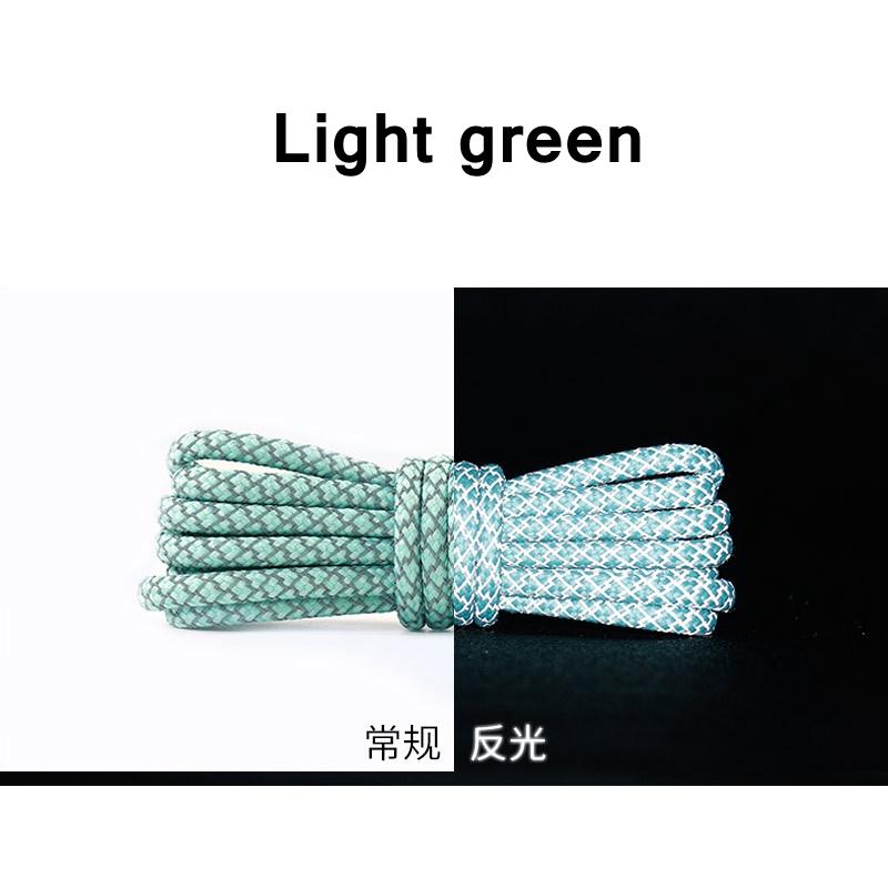 1 пара НОВЫХ Светоотражающих Спортивных Шнурков Круглый Шнурок Rhoelace Rtrong Light Shoelace Прочный Шнурок Длина 100/120/140/160 см
